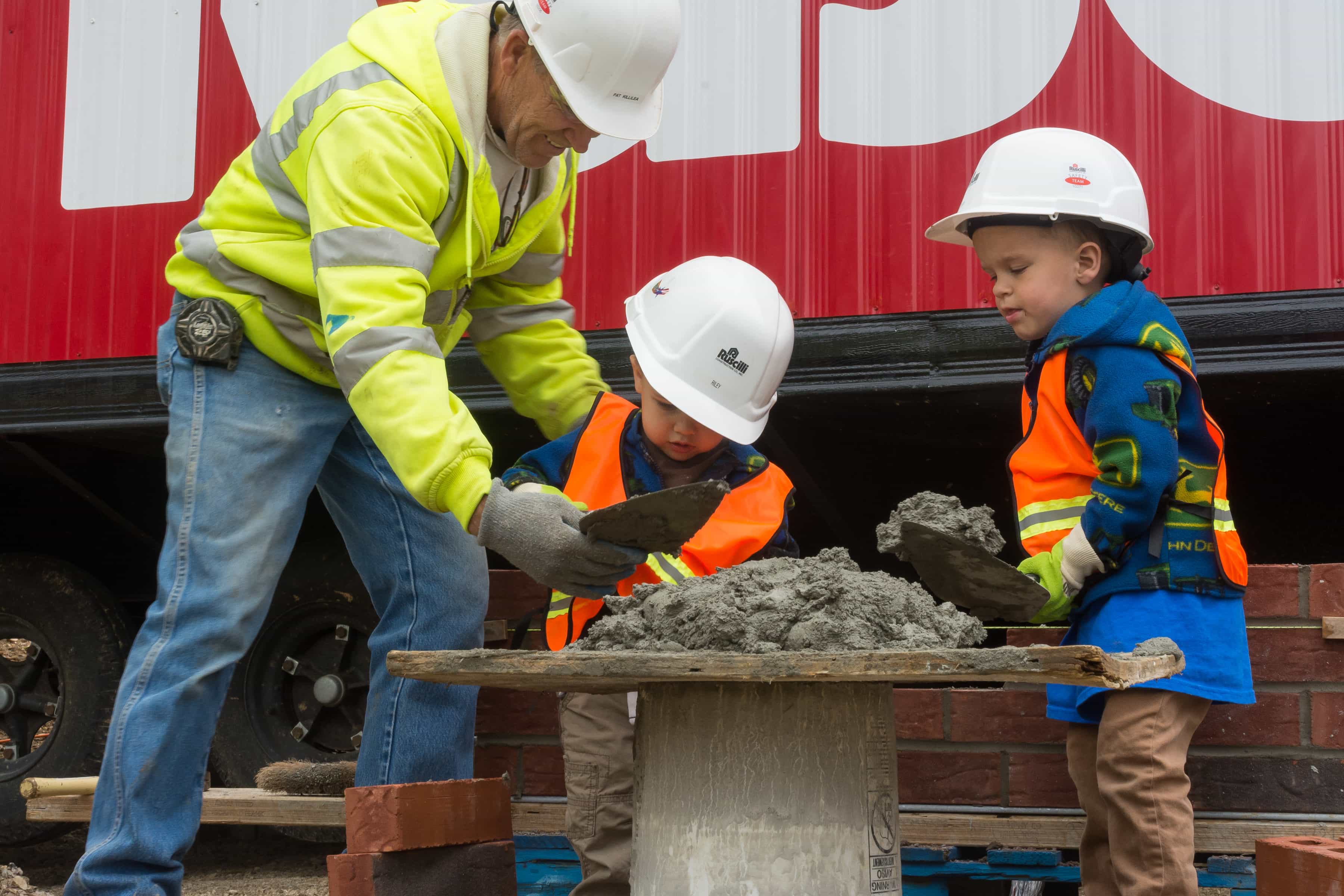 Trevor's Wish to be a Construction Worker! Ruscilli